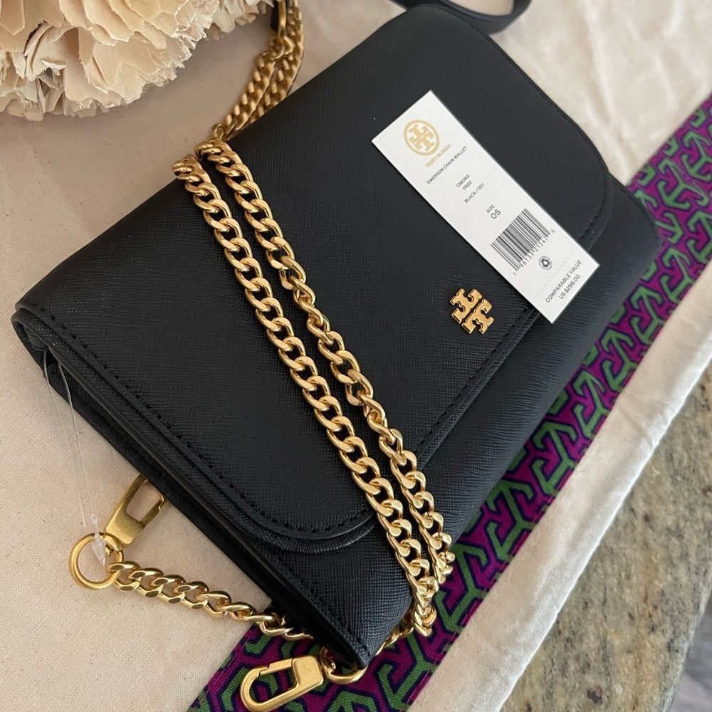 New ❤️🔥 new tory burch Emerson wallet chain crossbody. - Picture 2 of 8